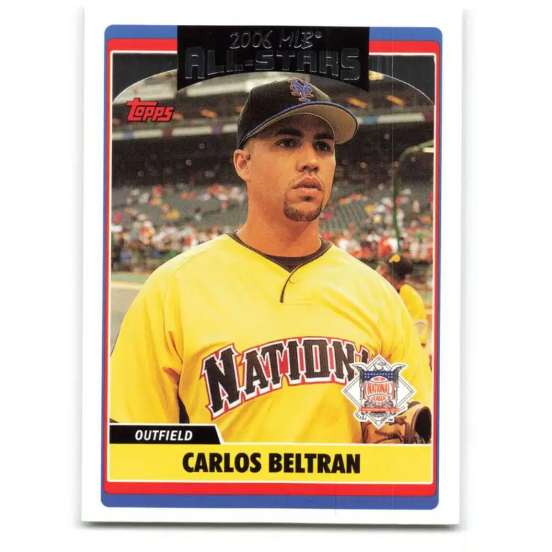 2006 Topps Update #228 Carlos Beltran EX Excellent New York Mets Baseball Card - Baseball Card Single