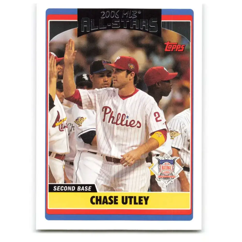 2006 Topps Update #233 Chase Utley EX Excellent Philadelphia Phillies Baseball Card - Baseball Card Single