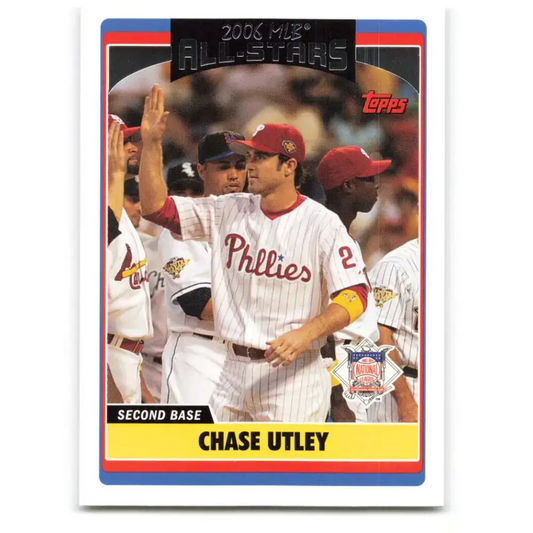 2006 Topps Update #233 Chase Utley EX Excellent Philadelphia Phillies Baseball Card
