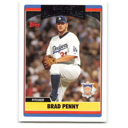 2006 Topps Update #235 Brad Penny EX Excellent Los Angeles Dodgers Baseball Card