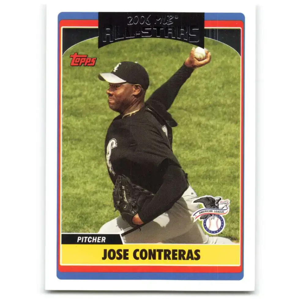 2006 Topps Update #241 Jose Contreras EX Excellent Chicago White Sox Baseball Card - Baseball Card Single