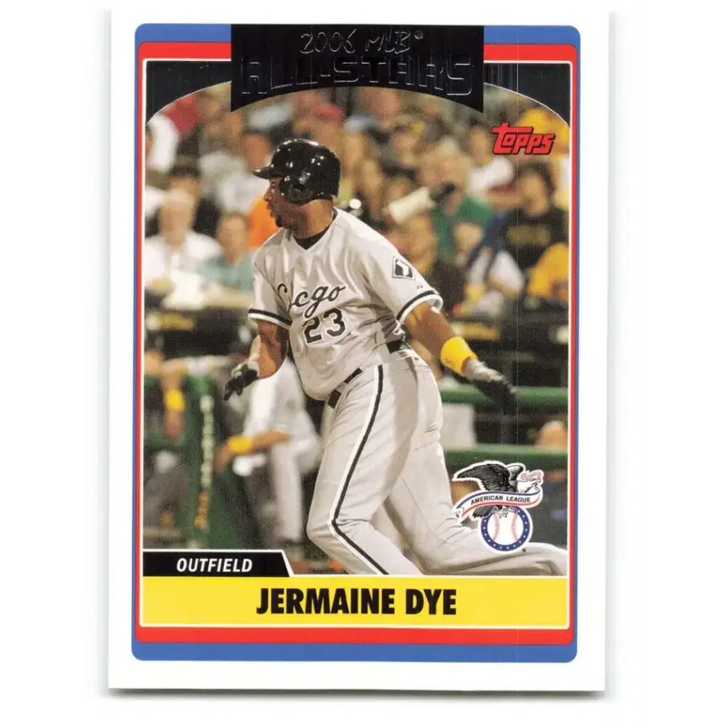 2006 Topps Update #242 Jermaine Dye EX Excellent Chicago White Sox Baseball Card - Baseball Card Single