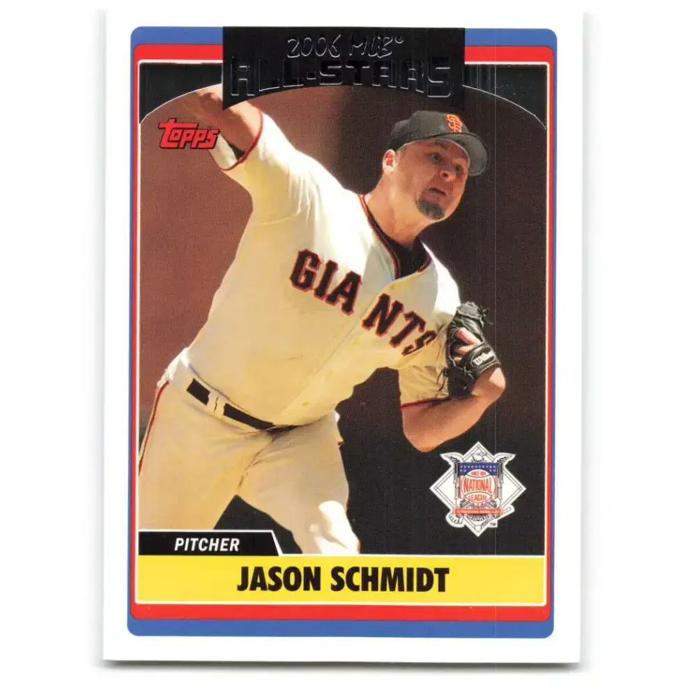 2006 Topps Update #243 Jason Schmidt EX Excellent San Francisco Giants Baseball Card - Baseball Card Single