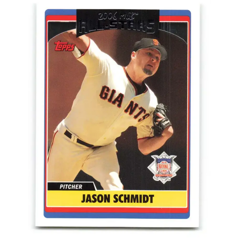 2006 Topps Update #243 Jason Schmidt EX Excellent San Francisco Giants Baseball Card - Baseball Card Single