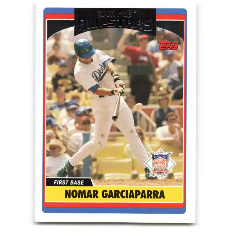 2006 Topps Update #244 Nomar Garciaparra EX Excellent Los Angeles Dodgers Baseball Card - Baseball Card Single