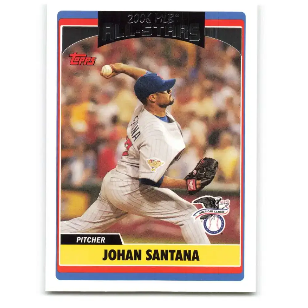 2006 Topps Update #246 Johan Santana EX Excellent Minnesota Twins Baseball Card - Baseball Card Single