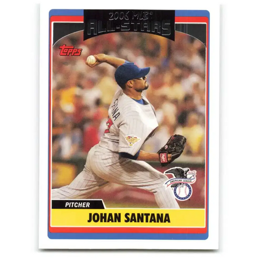 2006 Topps Update #246 Johan Santana EX Excellent Minnesota Twins Baseball Card