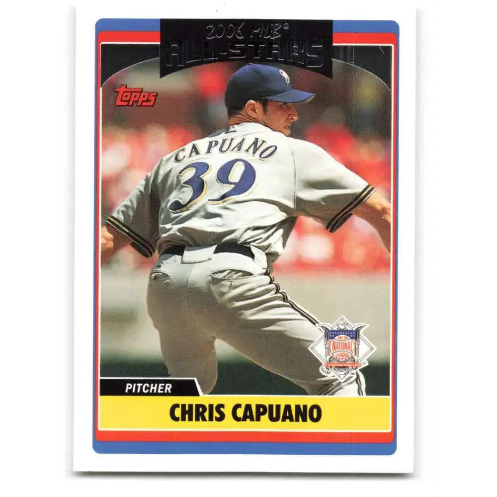 2006 Topps Update #247 Chris Capuano EX Excellent Milwaukee Brewers Baseball Card - Baseball Card Single