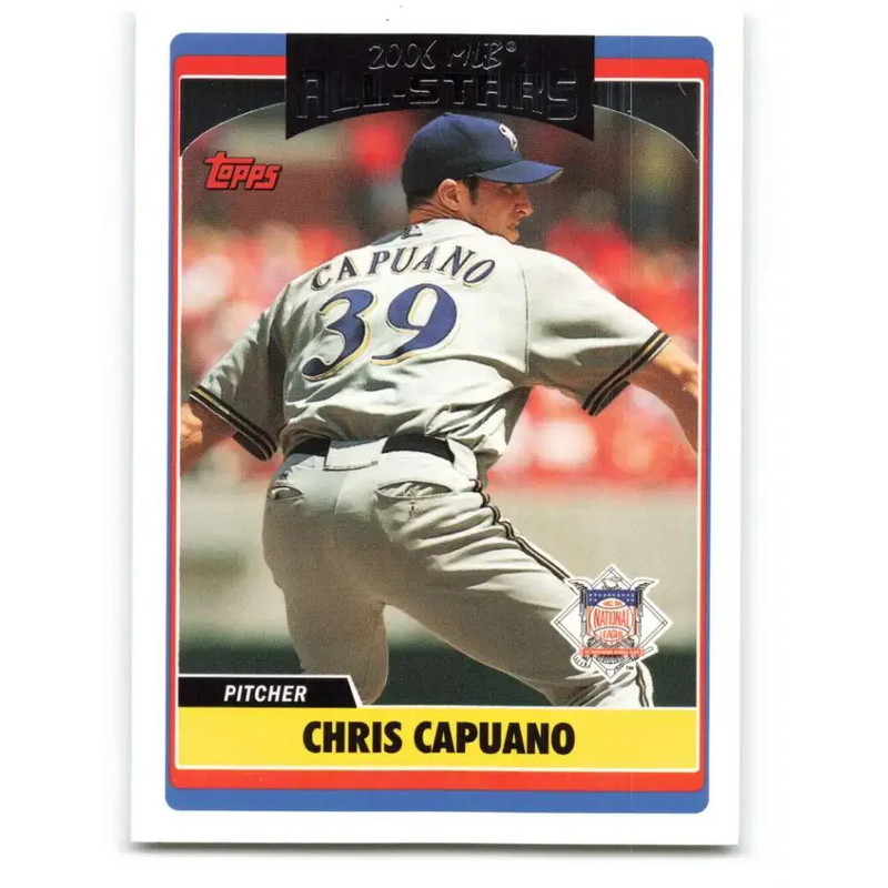 2006 Topps Update #247 Chris Capuano EX Excellent Milwaukee Brewers Baseball Card - Baseball Card Single