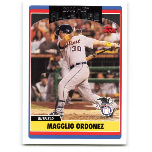 2006 Topps Update #248 Magglio Ordonez EX Excellent Detroit Tigers Baseball Card