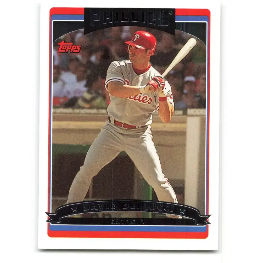 2006 Topps Update #25 David Dellucci EX Excellent Philadelphia Phillies Baseball Card - Baseball Card Single