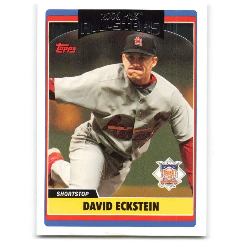 2006 Topps Update #251 David Eckstein EX Excellent St. Louis Cardinals Baseball Card - Baseball Card Single