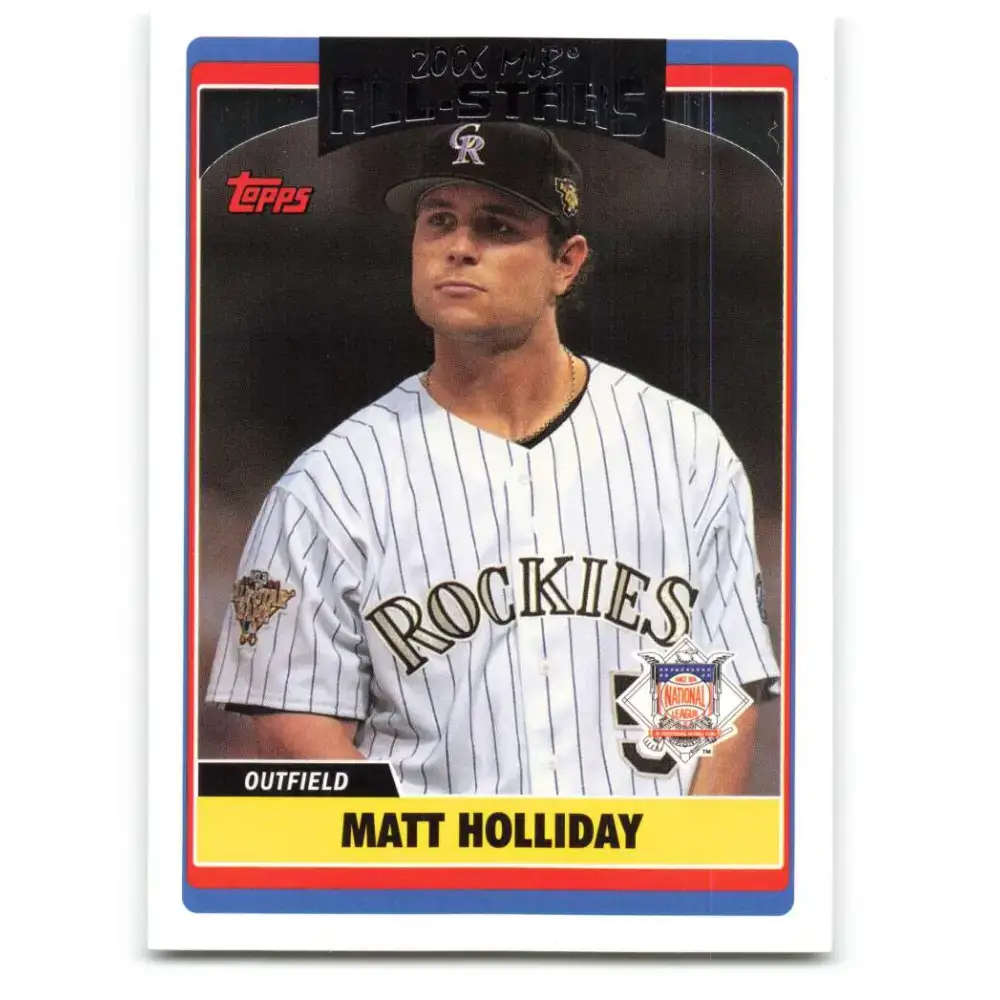 2006 Topps Update #253 Matt Holliday EX Excellent Colorado Rockies Baseball Card - Baseball Card Single