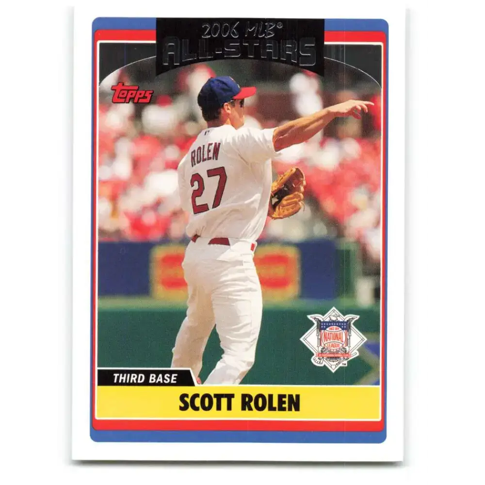 2006 Topps Update #255 Scott Rolen EX Excellent St. Louis Cardinals Baseball Card - Baseball Card Single