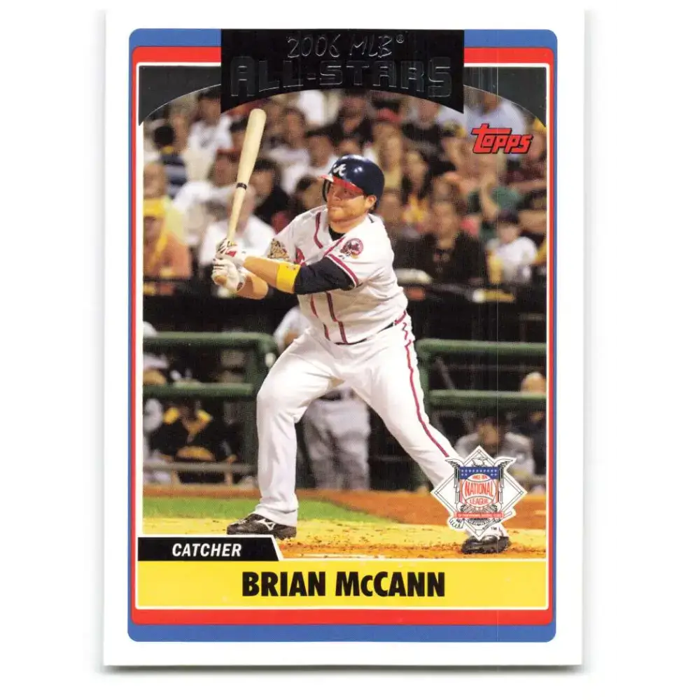 2006 Topps Update #258 Brian McCann EX Excellent Atlanta Braves Baseball Card - Baseball Card Single