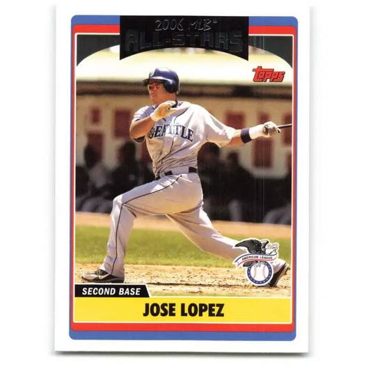 2006 Topps Update #259 Jose Lopez EX Excellent Seattle Mariners Baseball Card