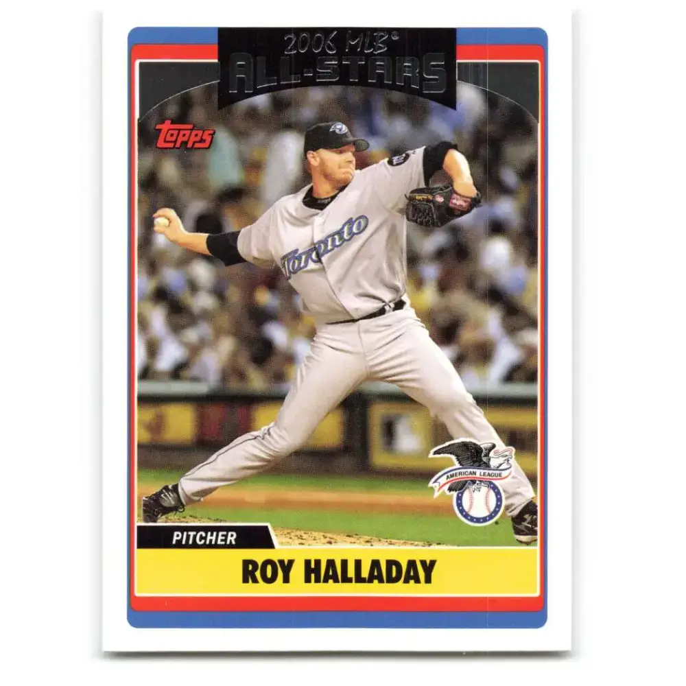 2006 Topps Update #261 Roy Halladay EX Excellent Toronto Blue Jays Baseball Card - Baseball Card Single