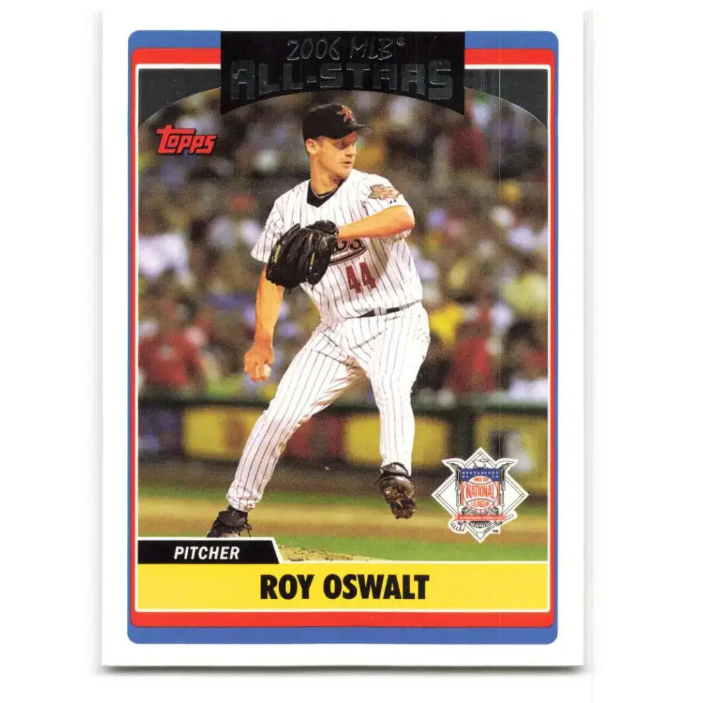 2006 Topps Update #265 Roy Oswalt EX Excellent Houston Astros Baseball Card - Baseball Card Single