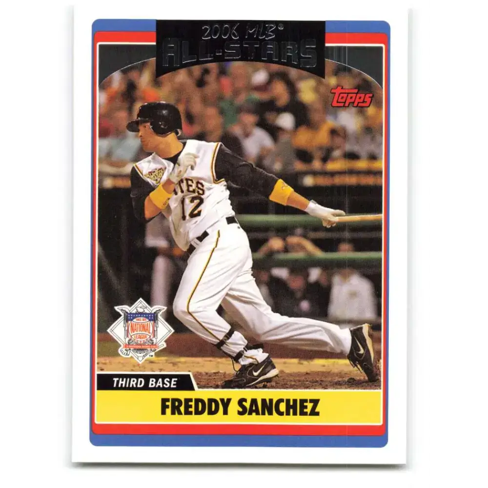 2006 Topps Update #269 Freddy Sanchez EX Excellent Pittsburgh Pirates Baseball Card - Baseball Card Single