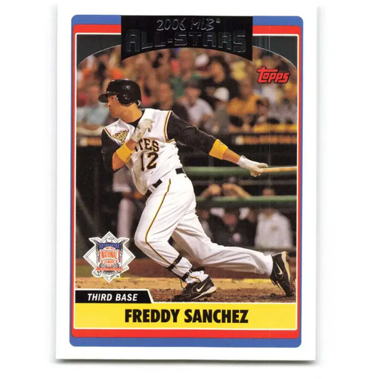 2006 Topps Update #269 Freddy Sanchez EX Excellent Pittsburgh Pirates Baseball Card - Baseball Card Single