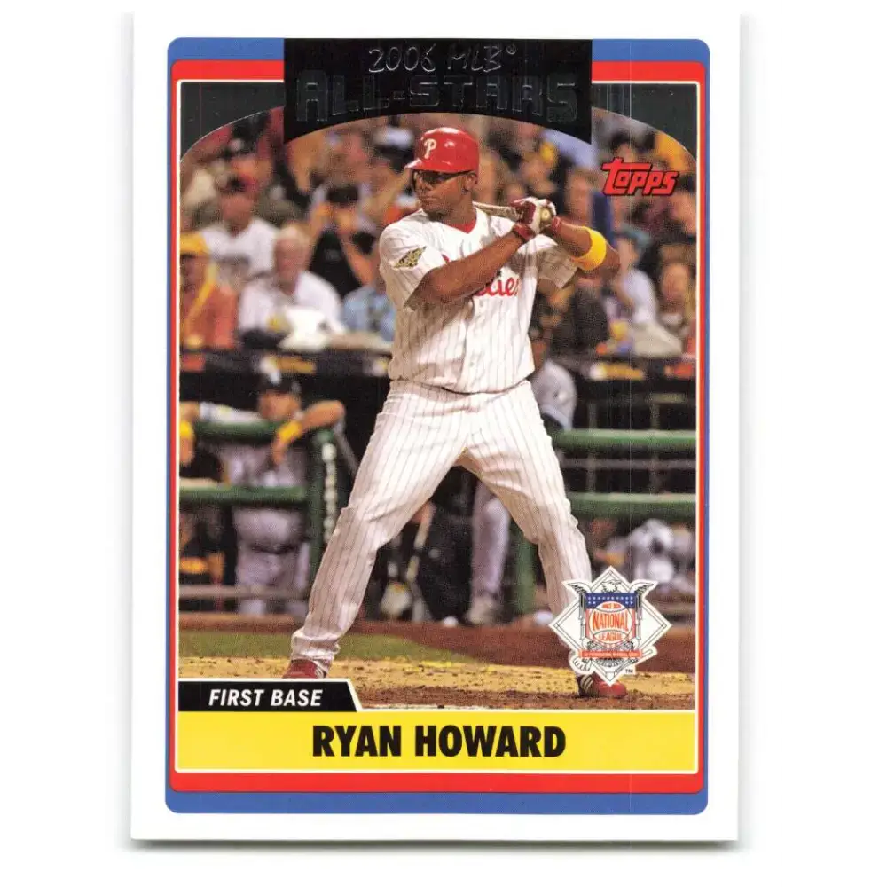 2006 Topps Update #273 Ryan Howard EX Excellent Philadelphia Phillies Baseball Card - Baseball Card Single