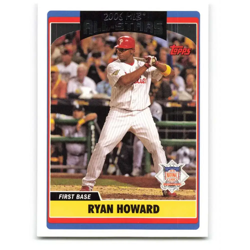 2006 Topps Update #273 Ryan Howard EX Excellent Philadelphia Phillies Baseball Card - Baseball Card Single
