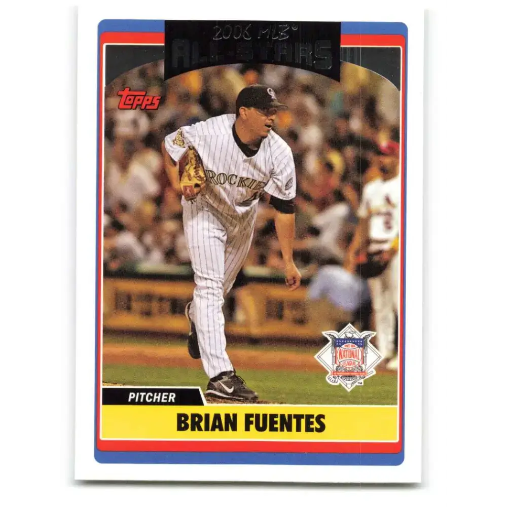 2006 Topps Update #274 Brian Fuentes EX Excellent Colorado Rockies Baseball Card - Baseball Card Single