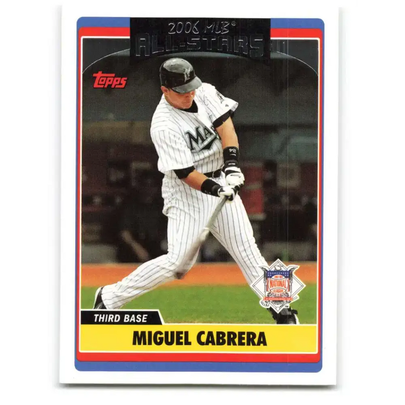 2006 Topps Update #275 Miguel Cabrera EX Excellent Florida Marlins Baseball Card - Baseball Card Single