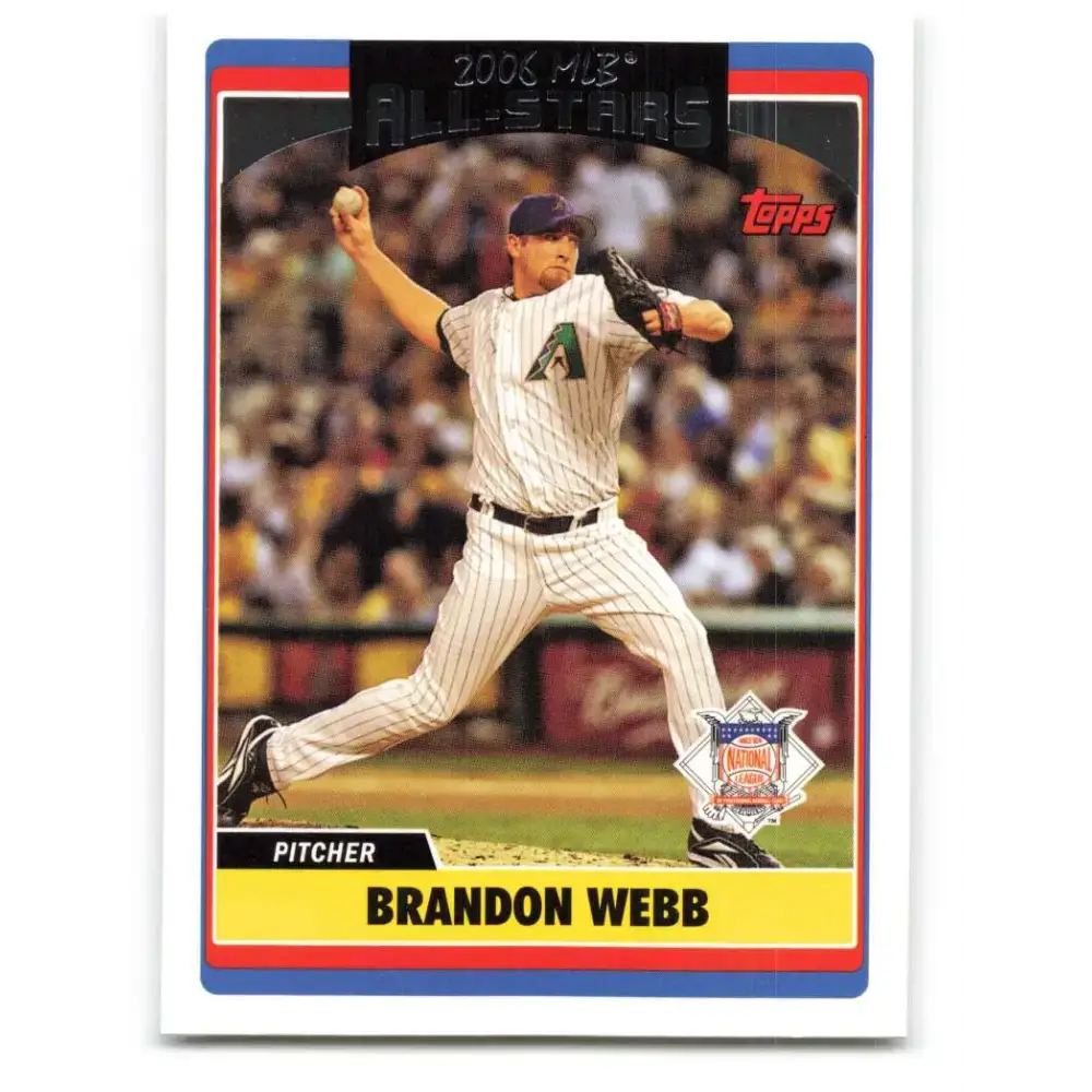 2006 Topps Update #276 Brandon Webb EX Excellent Arizona Diamondbacks Baseball Card - Baseball Card Single