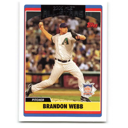 2006 Topps Update #276 Brandon Webb EX Excellent Arizona Diamondbacks Baseball Card