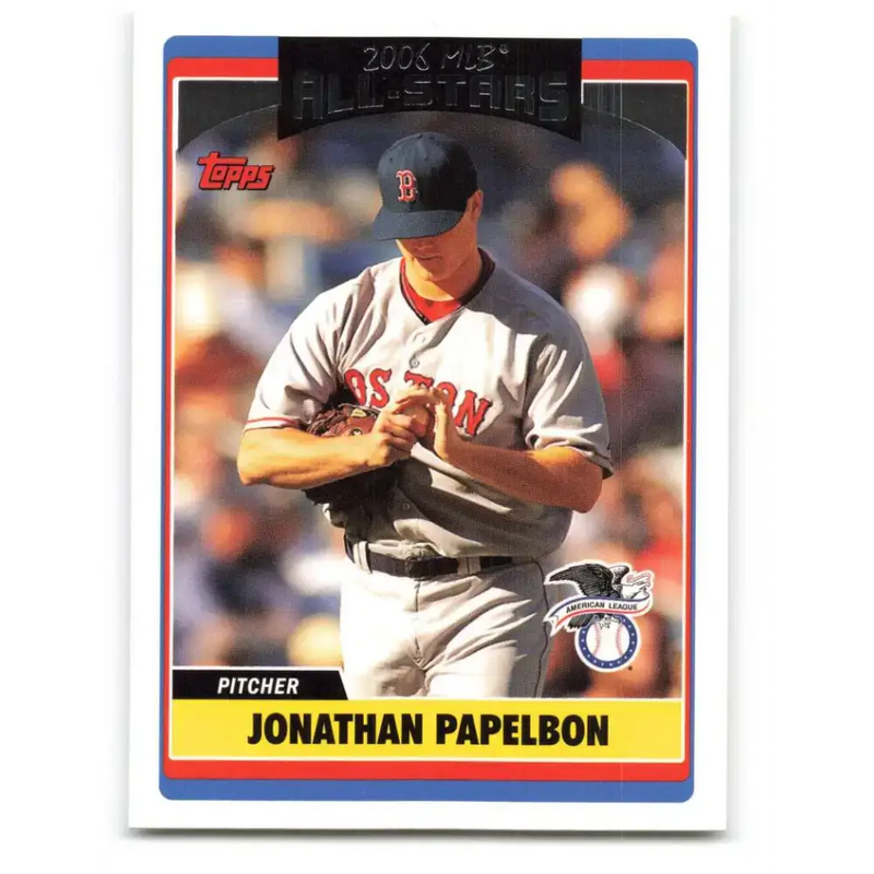 2006 Topps Update #279 Jonathan Papelbon EX Excellent Boston Red Sox Baseball Card - Baseball Card Single