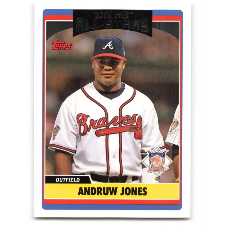 2006 Topps Update #280 Andruw Jones EX Excellent Atlanta Braves Baseball Card - Baseball Card Single