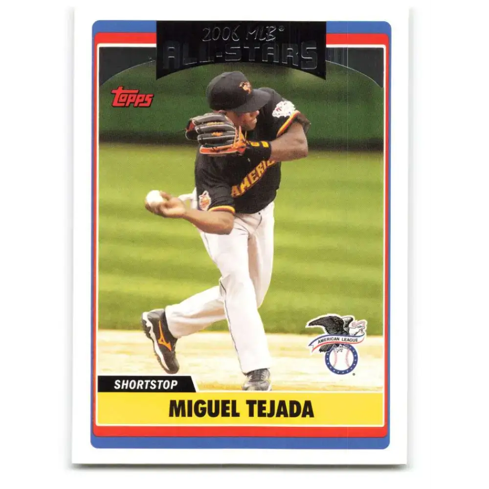 2006 Topps Update #281 Miguel Tejada EX Excellent Baltimore Orioles Baseball Card - Baseball Card Single
