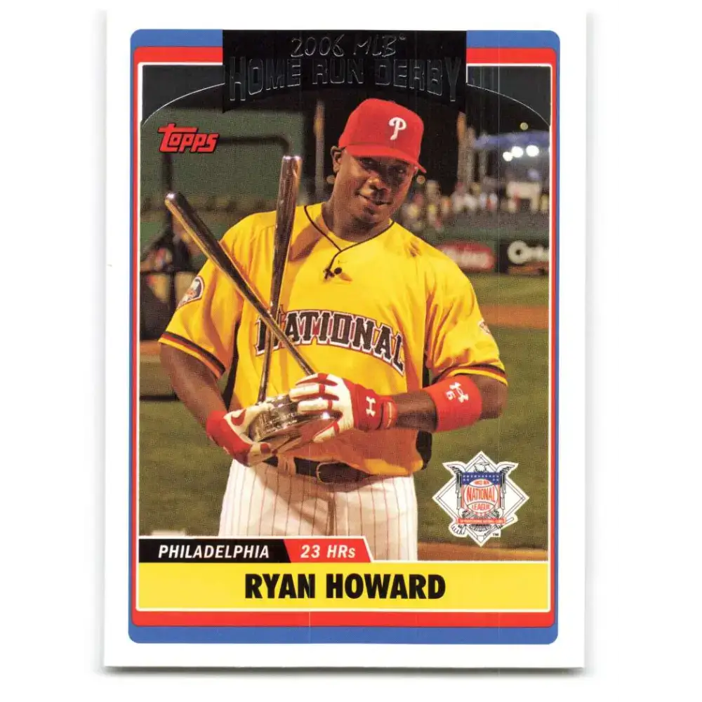 2006 Topps Update #283 Ryan Howard EX Excellent Philadelphia Phillies Baseball Card - Baseball Card Single