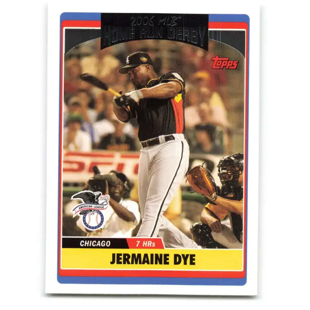 2006 Topps Update #287 Jermaine Dye EX Excellent Chicago White Sox Baseball Card - Baseball Card Single