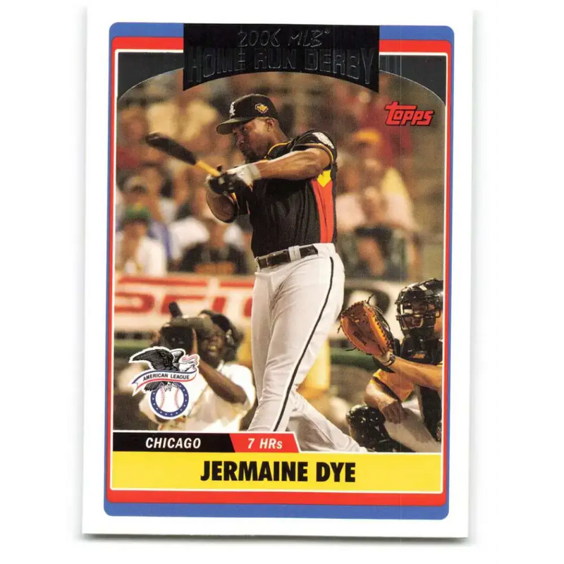 2006 Topps Update #287 Jermaine Dye EX Excellent Chicago White Sox Baseball Card - Baseball Card Single