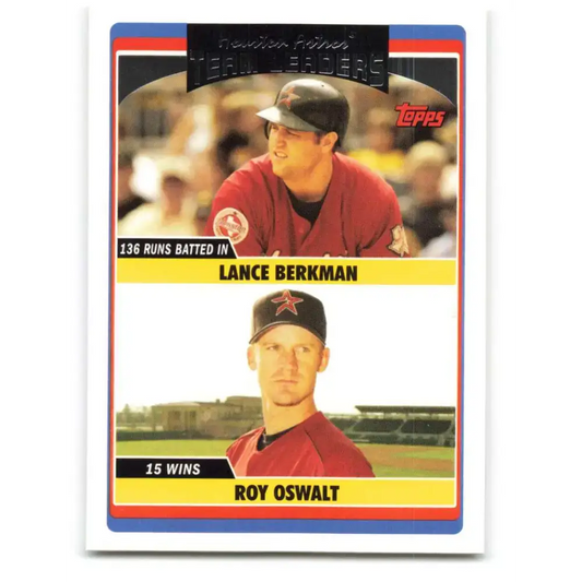 2006 Topps Update #298 Lance Berkman/Roy Oswalt EX Excellent Houston Astros Baseball Card