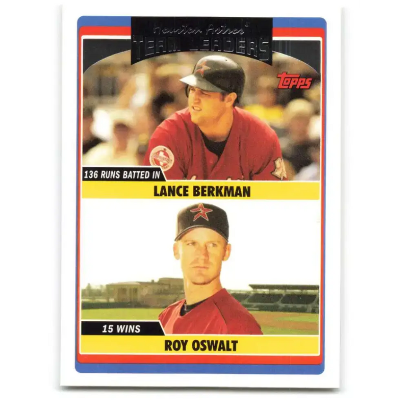 2006 Topps Update #298 Lance Berkman/Roy Oswalt EX Excellent Houston Astros Baseball Card - Baseball Card Single