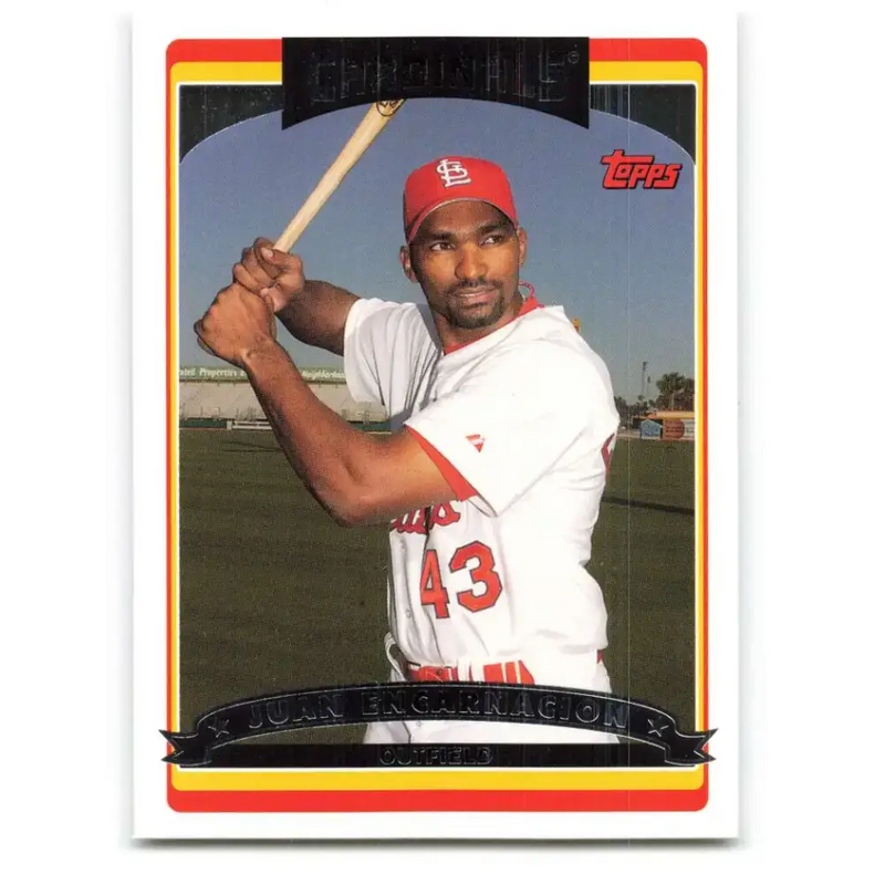 2006 Topps Update #3 Juan Encarnacion EX Excellent St. Louis Cardinals Baseball Card - Baseball Card Single