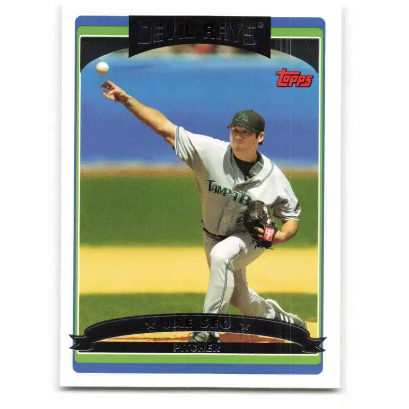 2006 Topps Update #30 Jae Seo EX Excellent Tampa Bay Devil Rays Baseball Card - Baseball Card Single