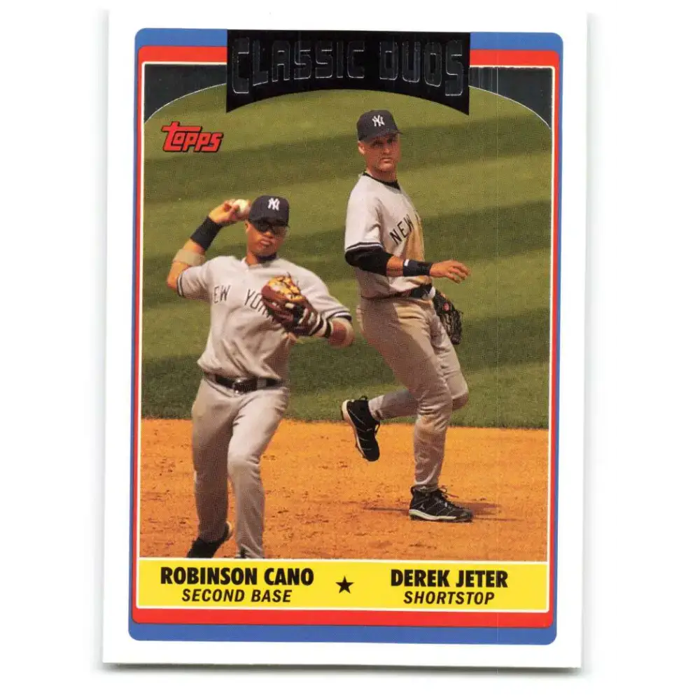 2006 Topps Update #321 Derek Jeter/Robinson Cano EX Excellent New York Yankees Baseball Card - Baseball Card Single