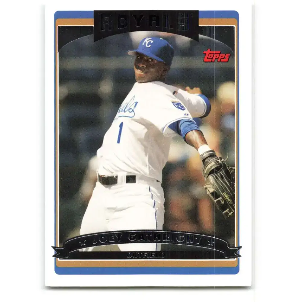2006 Topps Update #33 Joey Gathright EX Excellent Kansas City Royals Baseball Card - Baseball Card Single