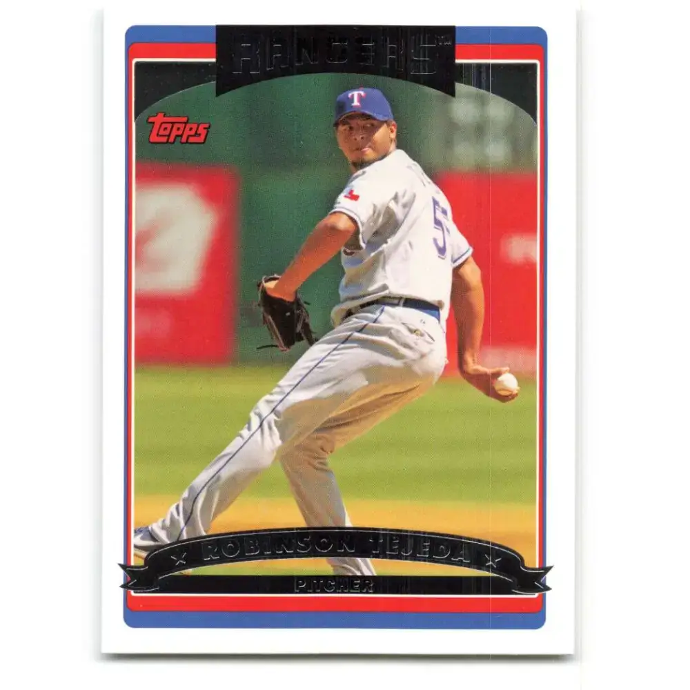 2006 Topps Update #34 Robinson Tejada EX Excellent Texas Rangers Baseball Card - Baseball Card Single