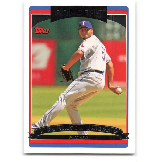 2006 Topps Update #34 Robinson Tejada EX Excellent Texas Rangers Baseball Card - Baseball Card Single