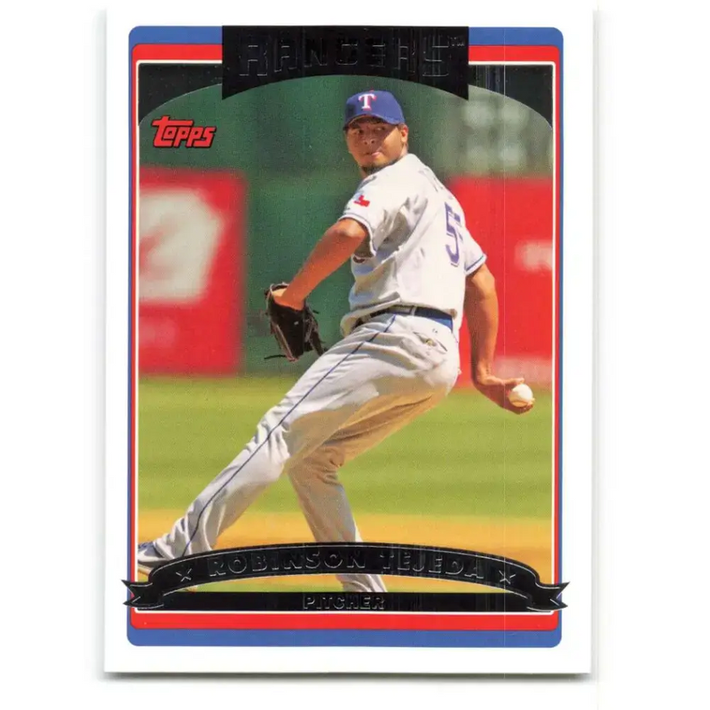 2006 Topps Update #34 Robinson Tejada EX Excellent Texas Rangers Baseball Card - Baseball Card Single