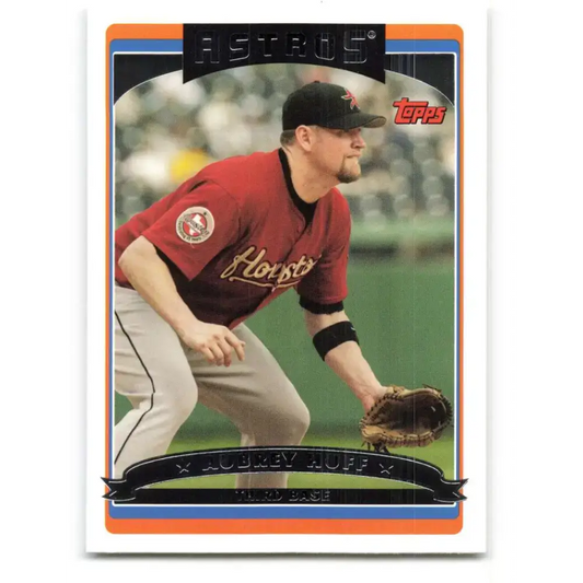 2006 Topps Update #36 Aubrey Huff EX Excellent Houston Astros Baseball Card
