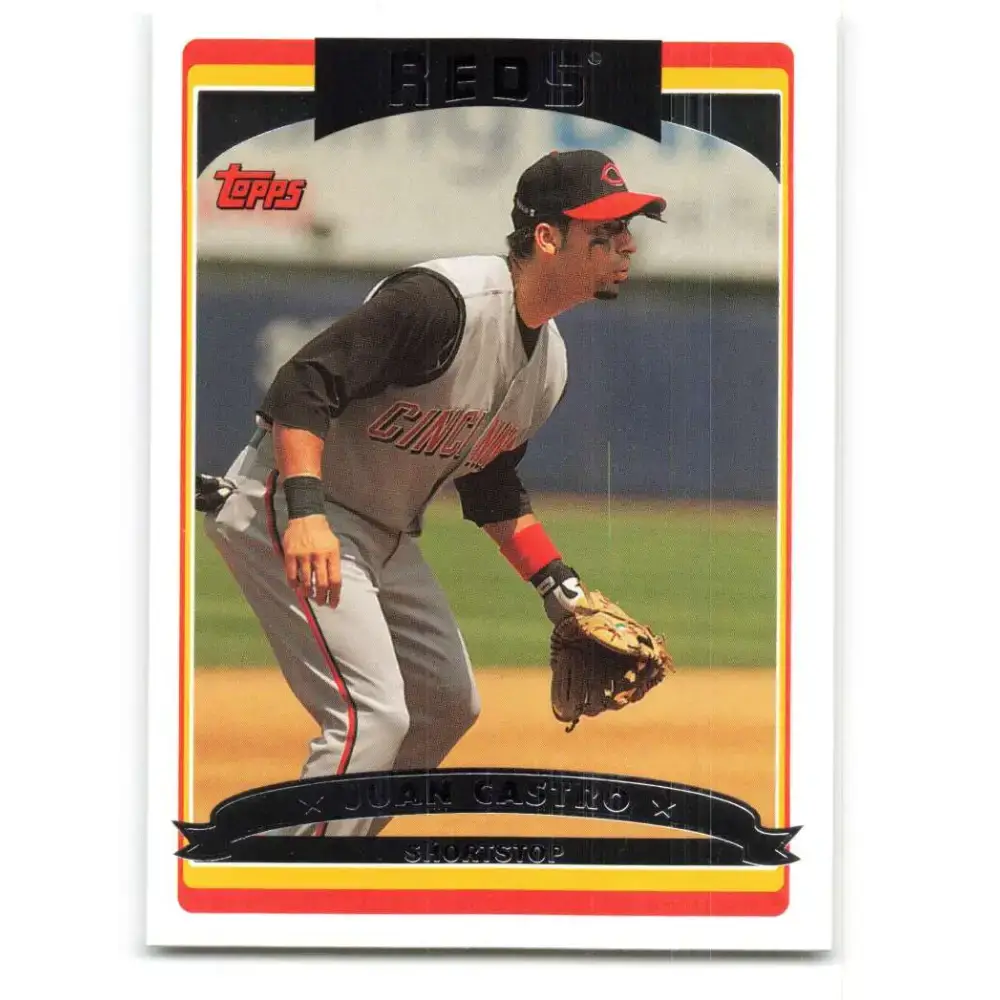 2006 Topps Update #38 Juan Castro EX Excellent Cincinnati Reds Baseball Card - Baseball Card Single