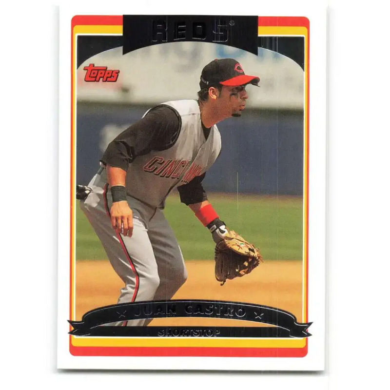 2006 Topps Update #38 Juan Castro EX Excellent Cincinnati Reds Baseball Card - Baseball Card Single