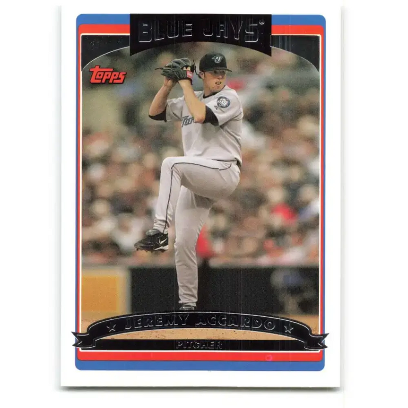 2006 Topps Update #40 Jeremy Accardo EX Excellent Toronto Blue Jays Baseball Card - Baseball Card Single