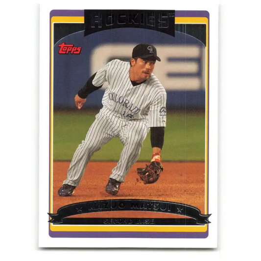 2006 Topps Update #42 Kazuo Matsui EX Excellent Colorado Rockies Baseball Card